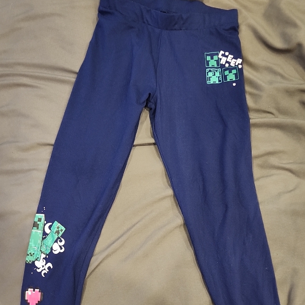 MAD Engine Blue Floral Leggings